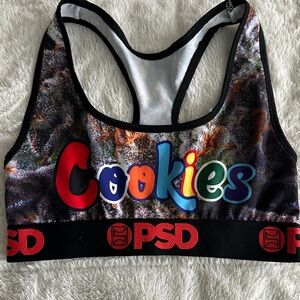 PSD Camo and Cookies Sports Bra size Small